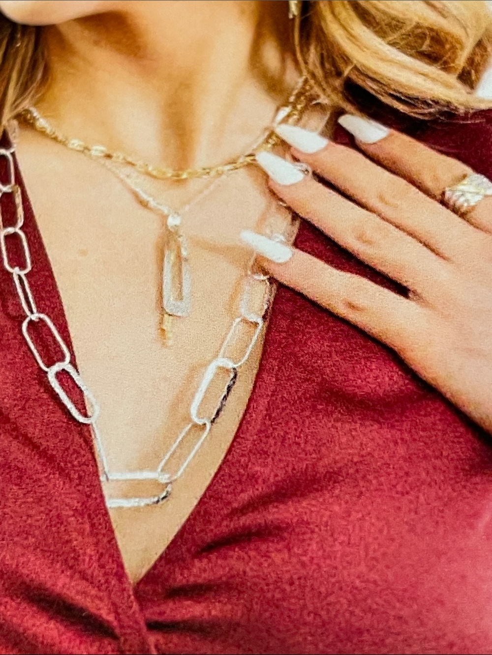 Opulenza Hair Clip Necklace